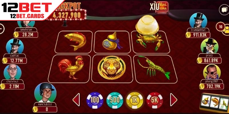 Cách chơi Bầu Cua online 12BET chuẩn nhất cho người mới bắt đầu