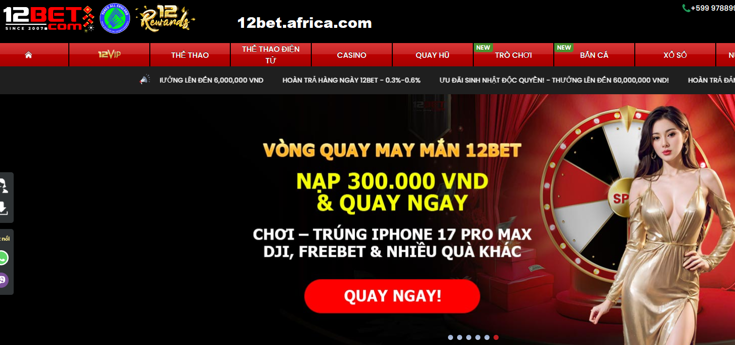 12bet nhà cái cá cược có tầm