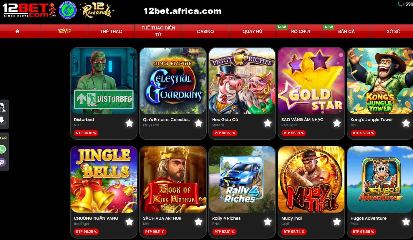 Tham gia chơi slot game thắng lớn 12bet